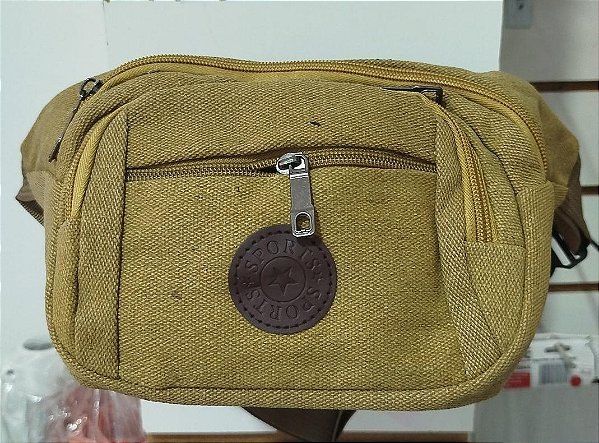 Bolsa de Cintura Masculina de Lona LUA364-025