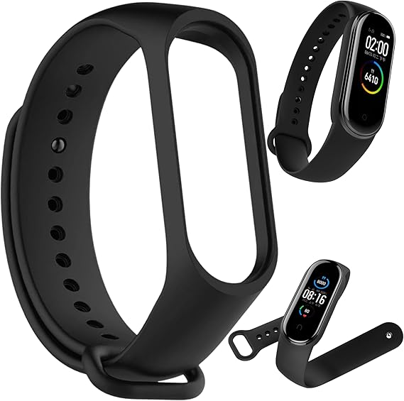 Pulseira Premium para Mi Band 3, 4, 5, 6, 7, 8 e 9 – Silicone Macio Soft-Touch