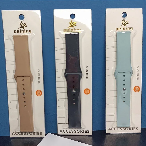 Pulseiras De Silicone Smartwatch 20mm PEI-1102