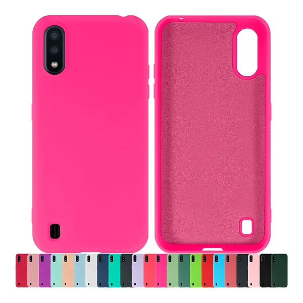 Capa De Silicone Aveludada Para Samsung A01 - Misto CPS-SMA01-MT