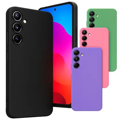 Capa Silicone Aveludada  Samsung Galaxy S26 FE misto