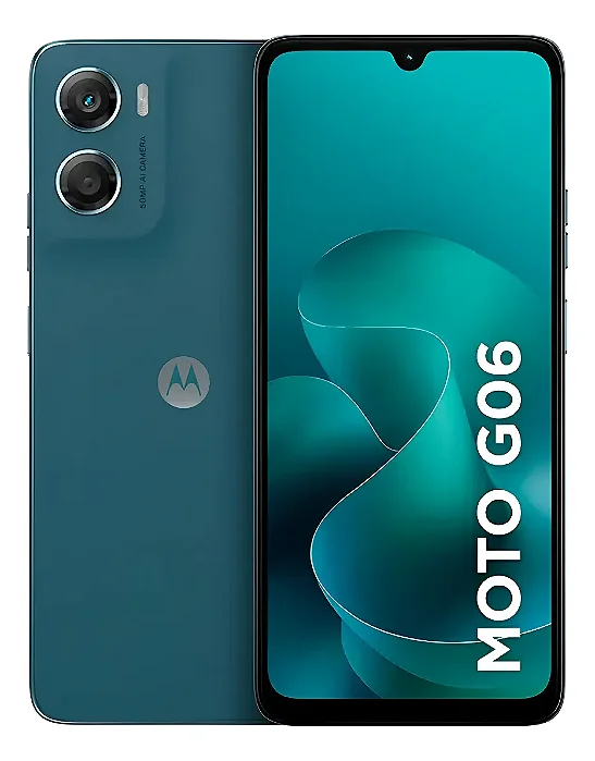 Smartphone Moto G06, 128 GB, 4 GB + 4 GB RAM Boost  XT2535 -1 - Azul Marinho