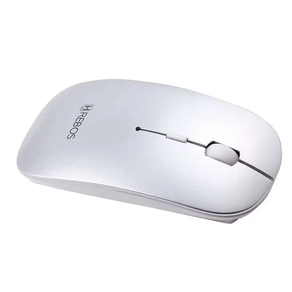 Mouse Sem Fio Recarregável MS-42WBH Branco