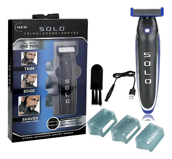 Aparador De Barba Elétrico Recarregável Microtouch Solo DPLM-8015