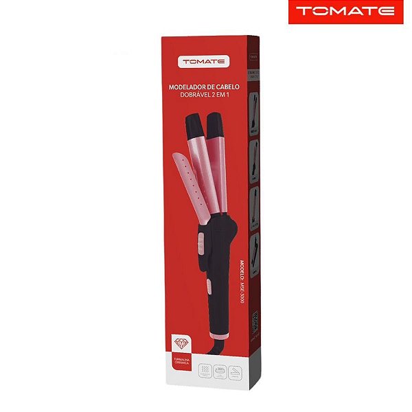 Modelador De Cabelo Dobrável 2 Em 1 Modelo Mse-3000