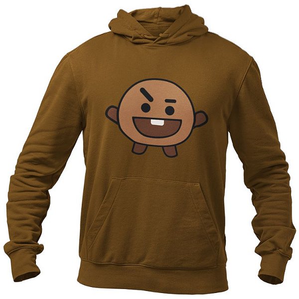 bt21 shooky moletom com capuz