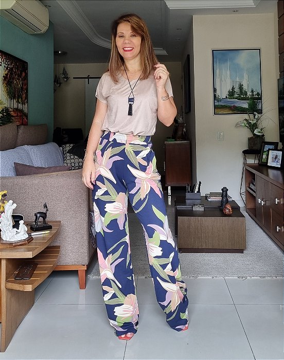 Calça floral