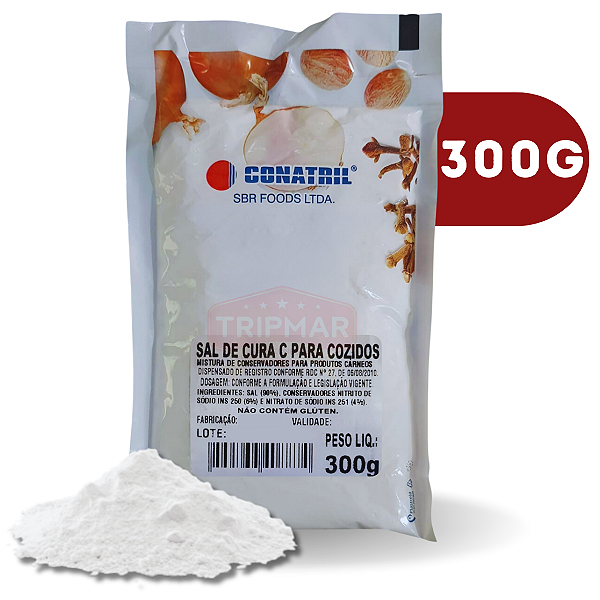 Sal De Cura C P/ Cozidos (Tipo 2) 300Gr - Conatril