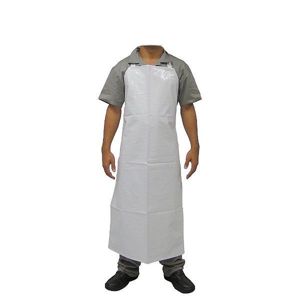 Avental Longo Reforçado Branco