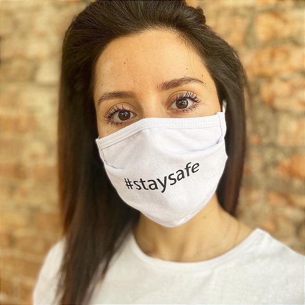 Máscara de Proteção #staysafe Pacote com 3 unidades