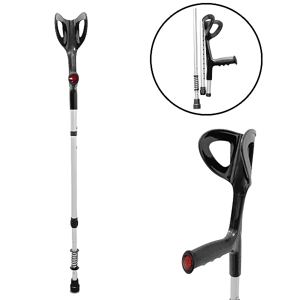 Muleta Canadense com Altura Regulável - Dellamed D6 ( Unitário )