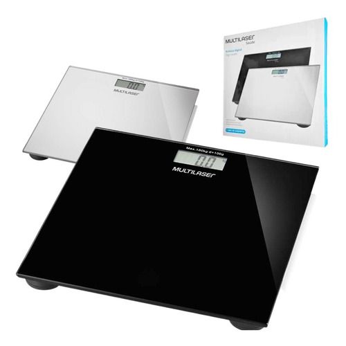Balança Digital Corporal para Banheiro 180kg - Multilaser