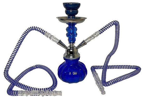 Narguilé Monster Asil Pequeno 2 Saída Completo Premium 30cm