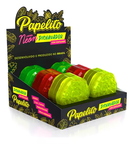 Dichavador Policarbonato Papelito Neon