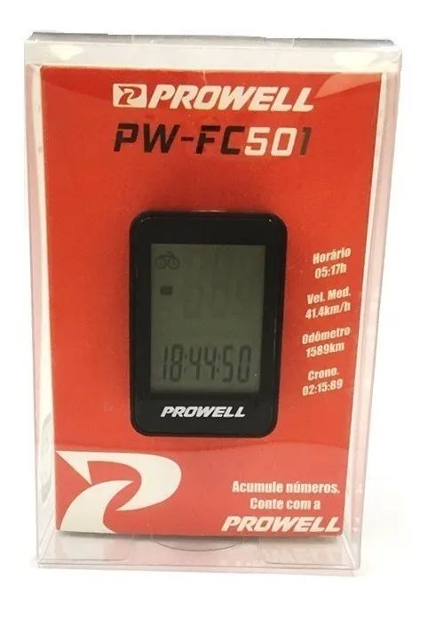 Ciclocomputador Velocímetro Prowell PW-FC501 com fio