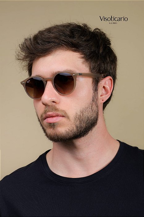 Óculos de sol Ray-Ban RB2180-49-616613 Marrom-claro lentes Marrom degradê