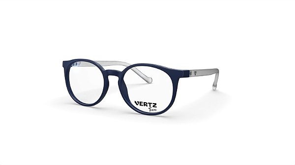 Vertz Neon VZ51031-47-3838 Azul Hastes Incolor fosco