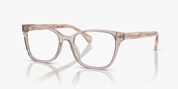 Óculos de Grau Ralph RA7137U-53-6124 Bege transparente brilhante