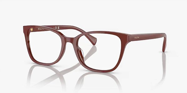 Óculos de Grau Ralph RA7137U-53-6134 Vermelho-amarronzado brilhante