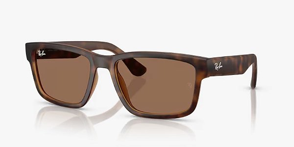 Óculos de sol Ray-Ban RB4438L-58-656473 Havana-escuro lentes Marrom total