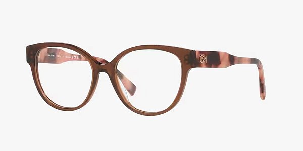 Óculos de grau Grazi GZ3135-53-M640 Marrom translúcido