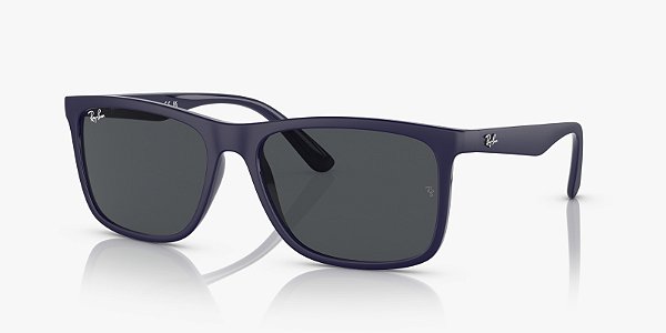 Óculos de sol Ray-Ban RB4373L-58-665887 Azul fosco lentes Cinza