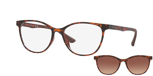 Óculos de Sol Jean Monnier Clip J84178-52-N492 Havana-escuro +1Clip-on