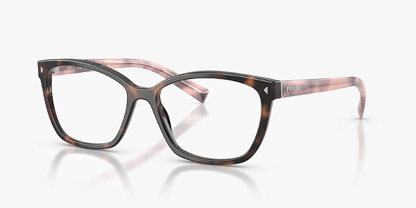 Óculos de Grau Prada PR15ZV-55-23A1O1 Tartaruga malva