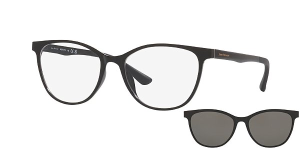 Óculos de Grau Clip Jean Monnier J84178-52-N491 Preto brilhante