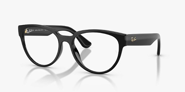 Óculos de Grau Ray-Ban RX7261L-55-2000 Preto