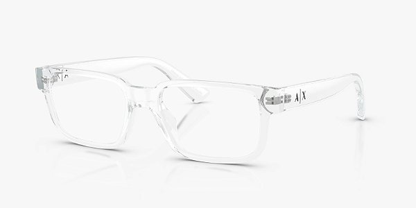 Óculos de Grau Armani Exchange AX3130U-53-8235 Cristal brilhante