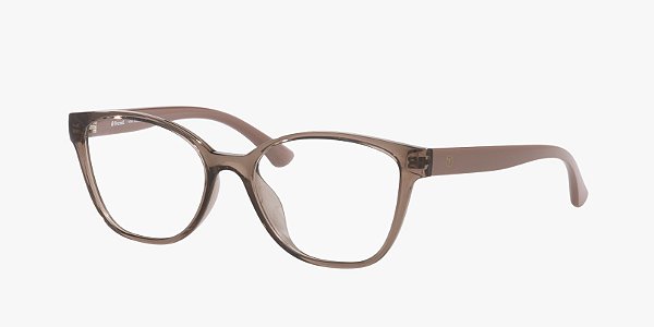 Óculos de Grau Tecnol TN3104U-53-N558 Caramelo translúcido