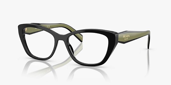 Óculos de Grau Prada PR19WV-53-03K1O1 Preto