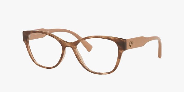 Óculos de Grau Grazi GZ3131-54-N103 Marrom-claro Havana