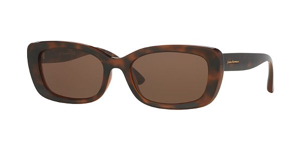 Óculos de Sol Jean Monnier J84169-54-M676 Havana-escuro lentes Marrom