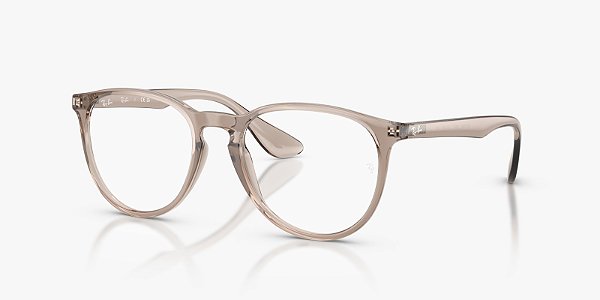 Oculos de Grau Ray-Ban Erika RX7046-51-8507 - Marrom-claro transparente