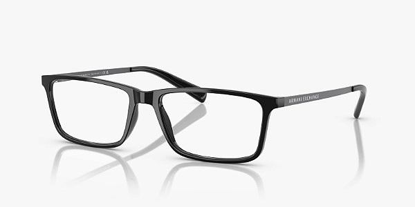 Óculos de Grau Armani Exchange AX3027L-55-8158 Preto-polido
