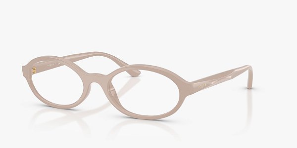 Armação de Óculos Oval Vogue VO5728U-53-3311 - Nude intenso