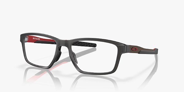 Armação de Óculos Oakley Metalink OX8153-55-815305 - Fumo cinza acetinado