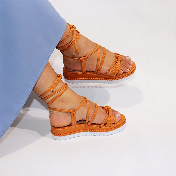 Flat Salete Caramelo Modelo STE110