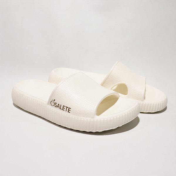 Chinelo Nuvem Feminino Super Conforto Original Salete Off White