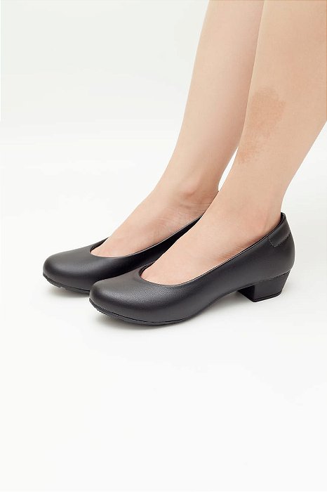 Sapato Secretária Social Feminino Preto