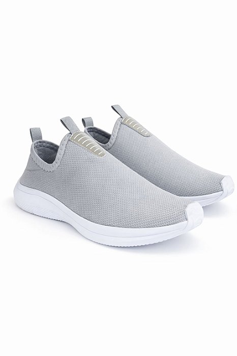 Tênis Meia 1004 D'Baesse de Moda Feminina Cinza