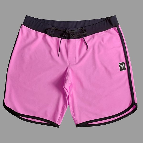 Bermuda Men's Physique Curta Rosa Claro