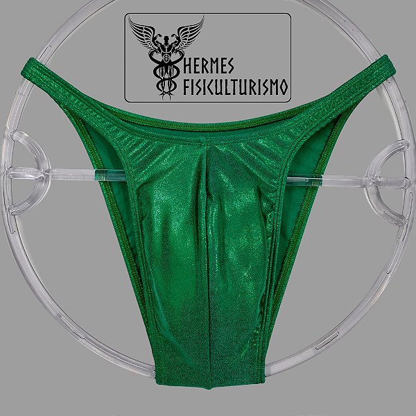Sunga Bodybuilder Verde Brilhante - Corte Pró