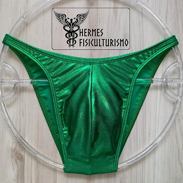 Sunga Bodybuilder Verde Brilhante - Corte Tradicional