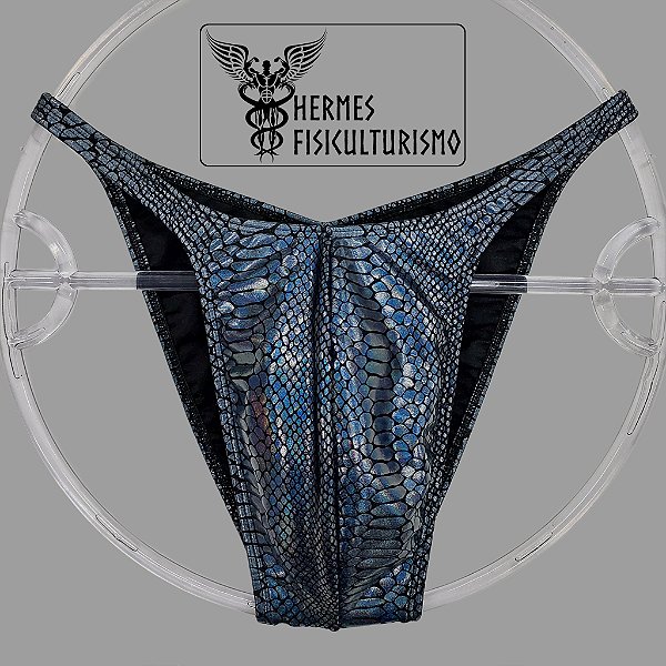 Sunga Bodybuilder Chumbo Escama Cobra - Corte Pró