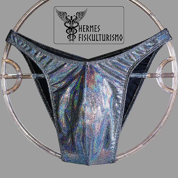 Sunga Bodybuilder Silver Camaleão - Corte Tradicional