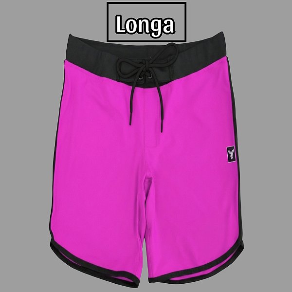 Bermuda Men's Physique Longa Pink Fluor