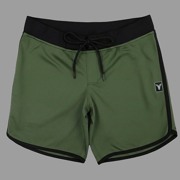 Bermuda Men's Physique Curta Verde Militar